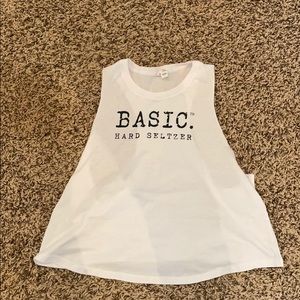 A white tank top